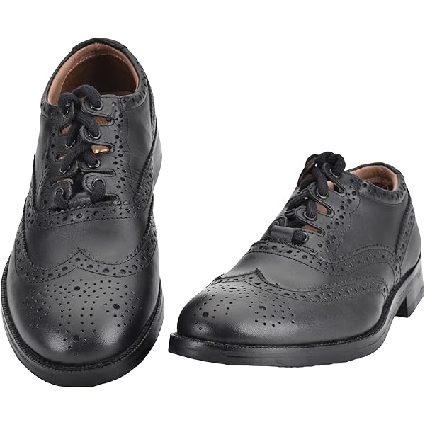 Amazon.com | Leather Ghillie Brogue Kilt Shoes Traditional